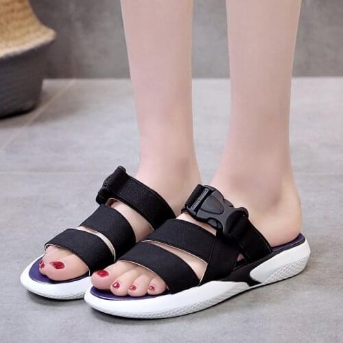 Platform Sandals Women Flat Summer Shoes for Girls Women Sandals 2020 Fashion Trend Platform Sandal Woman Flats Beach Slippers