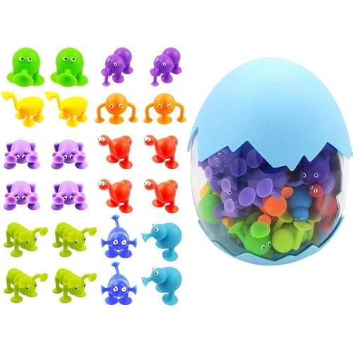 DIY Silicone Building Blocks Assembled Sucker Suction Cup Funny Construction Toys Children Educational Toys