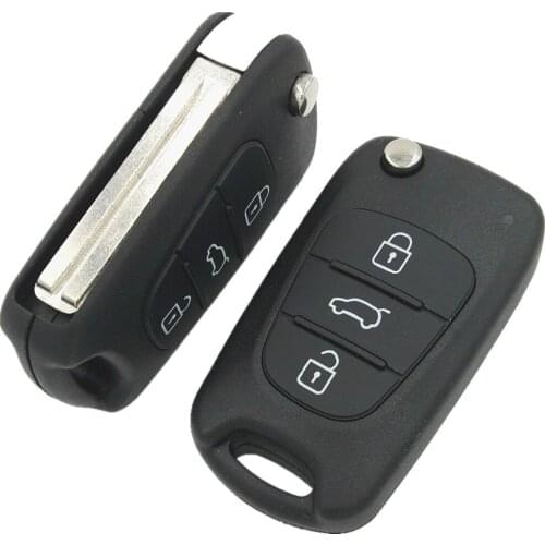With Symbol Screw Hole 3 Button Flip Folding Car Remote Case Fob For Kia Picanto 3 Rio K2 K5 Cerato Ceed Soul Sprotage Key Shell
