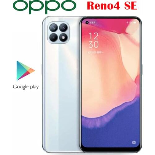 New Official Original OPPO Reno 4 SE 5G Cell Phone MT6853V 6.43inch OLED 2400X1080P 48.0MP Android 10 4300Mah 65W Super Charge