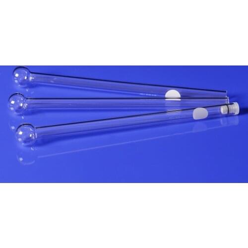 Quartz Glass BET Test Sample Tube with Transparent Ball Shape End
