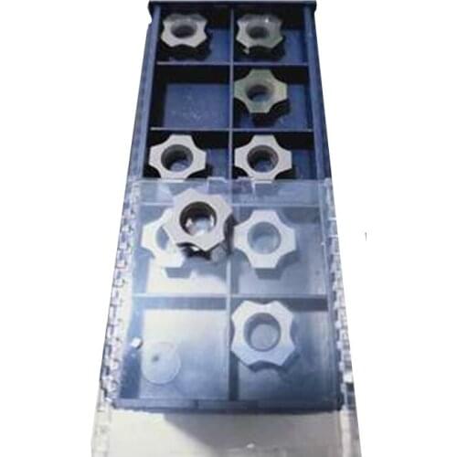 10pcs 12.7x12.7mm R0.5 - R7 chamfering machine cnc carbide inserts diagonal blade lathe tool cutting blades