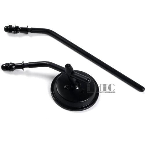 Classic Retro Motorcycle Round RearView Mirror For Harley Thruxton Bonneville