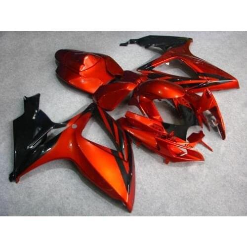 Motorcycle Fairing kit for SUZUKI GSXR600 750 K6 06 07 GSXR 600 GSXR 750 2006 2007 ABS Red black Fairings set+7gifts SC41