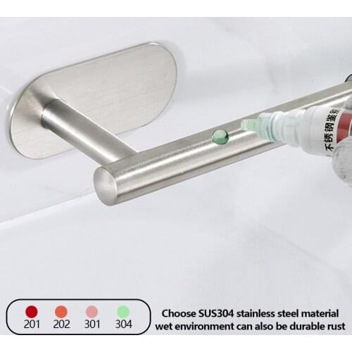 Stainless Steel Bathroom Roll Paper Accessory Wall Mount Toilet Paper Holder Bathroom Tissue Towel Accessories Rack Holders