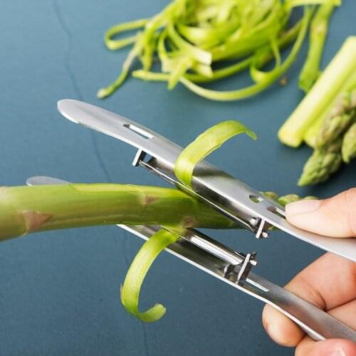 Stainless Steel Asparagus Peeling Knife Yam Peeling Knife Cucumber Fruit Vegetable Peeler Kitchen Tool