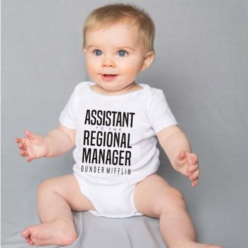 Newborn Baby Clothes Short Sleeve Girl Boy Clothing Funny Letters Cotton Toddler Baby Rompers Costumes White