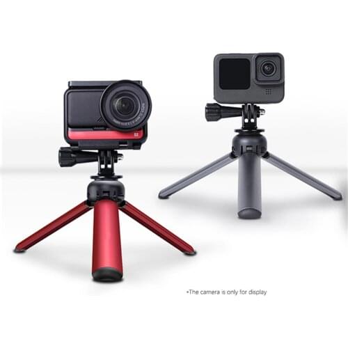 For GoPro 9 Handheld Desktop Tripod Aluminum Alloy Action Camera Expansion Bracket Holder for OSMO Mobile/Insta360/Fimi Palm