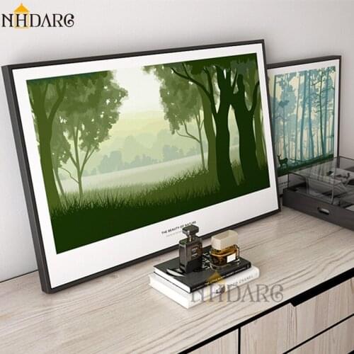 Scandinavian The Beauty of Nature Scenery Prints and Posters Wall Pictures For Home Decoration Nordic Wall Art Canvas Picture