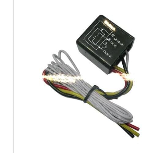 Auto car hidden alarm theft protection to connect a appointed switch via small lights, lamps, brake lights, horn to unchained
