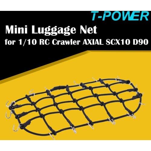 T-power Luggage Roof Rack Net for 1/10 RC Crawler AXIAL SCX10 D90 D110 Traxxas TRX-4 Trx4 Rc Car Accessories Parts