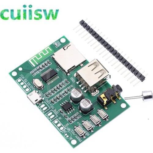 10PCS BT201 Dual Mode 5.0 Bluetooth Lossless Audio Power Amplifier Board Tf Card U Disk Ble Spp Serial Port Transparent Trans