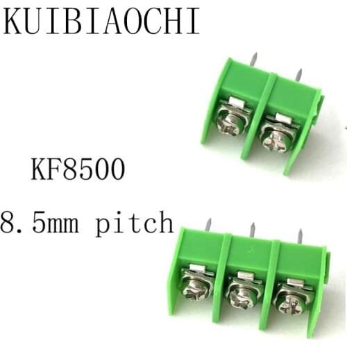 10pcs/LOT 8.5mm pitch connector KF8500 pcb screw terminal block connector 2 pin / 3 pin 10A 300V