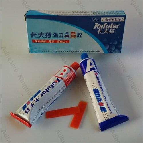New 2pcs 80g kafuter AB multi-purpose glue modified acrylic AB strong adhesive metal plastic glue