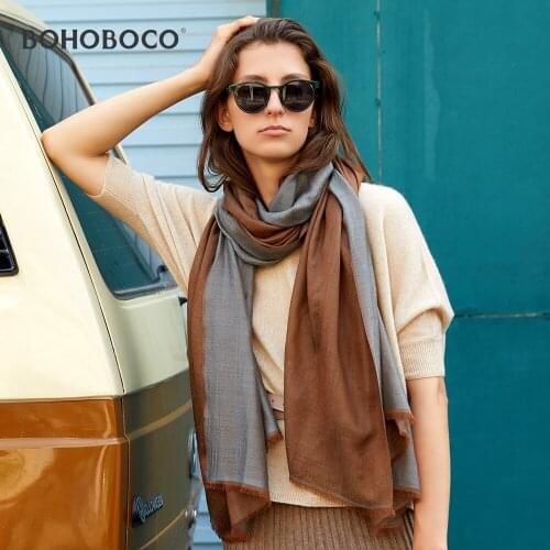 2021 Summer women scarf thin shawls female hijab stoles long cashmere shaw