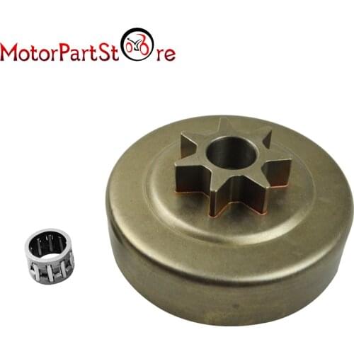 7T 325" Clutch Drum Sprocket Drive Bell Needle Bearing For Stihl MS170 MS180 MS190 MS210 MS230 MS250 Chainsaws 1123 640 2074