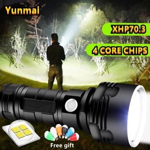 800000 lm most powerful led flashlight torch cree xhp70 tactical flashlights XML L2 usb rechargeable flash light 18650 hand lamp