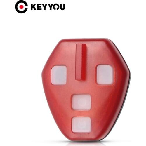 KEYYOU 20x For Mitsubishi Lancer Outlander Endeavor Galant 4 Buttons Fob Keyless Entry Modified Car Style Remote Car Key Shell
