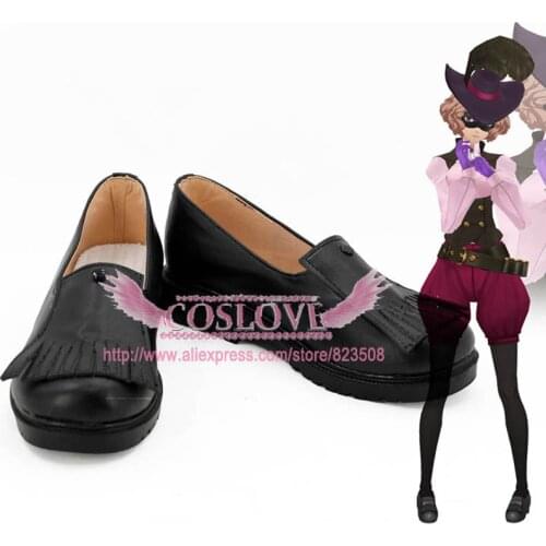 Persona 5 Noir Haru Okumura Black Cosplay Shoes Boots Newest Custom Made For Hallowee Christmas CosplayLove