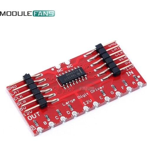 DC 5V TPIC6C596 Large Digit Driver Drive 6.5" 7-Segment LED Display Module for Andrino Diy Kit Electronic PCB Board Module