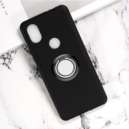 For BQ BQ-6015L Universe Back Ring Holder Bracket Phone Case Cover Phone TPU Soft Silicone Cases for BQ BQ6015L Universe
