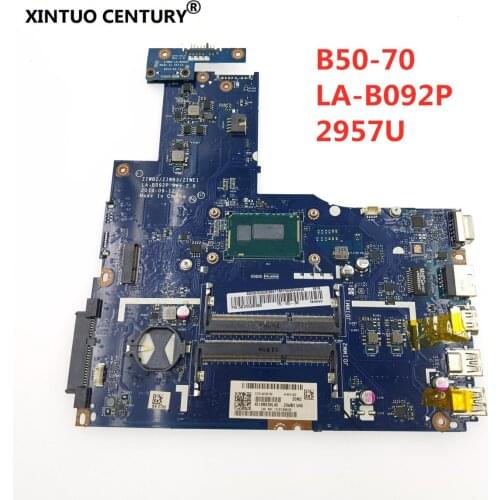 For Lenovo B50-70 LA-B092P laptop Motherboard mainboard with 2957U CPU 100% test OK
