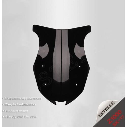 Motorcycle Double Bubble Windshield WindScreen Screen For Kawasaki Ninja 1000 Z1000 Z 1000 SX Z1000SX 2017 2018 2019