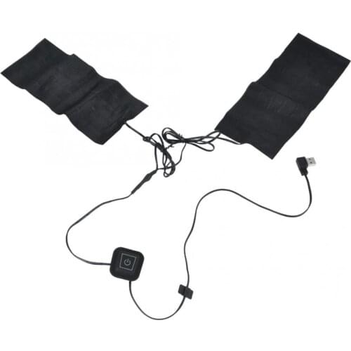 2 in 1 USB Charged Clothes Heating Pad 5V Electric Heating Sheet With 3 Gear Adjustable Temperature Heating Warmer Pad