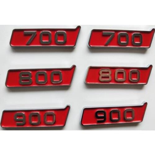 Chrome Fender Number Letters BITURBO 700 800 900 Emblems Badges for BRABUS G900 G800 G700