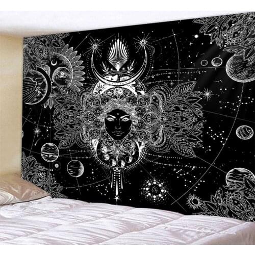 Indian Buddha meditation home decoration tapestry Mandala tapestry Hippie witchcraft Bohemian decorative yoga mat bedroom sheet