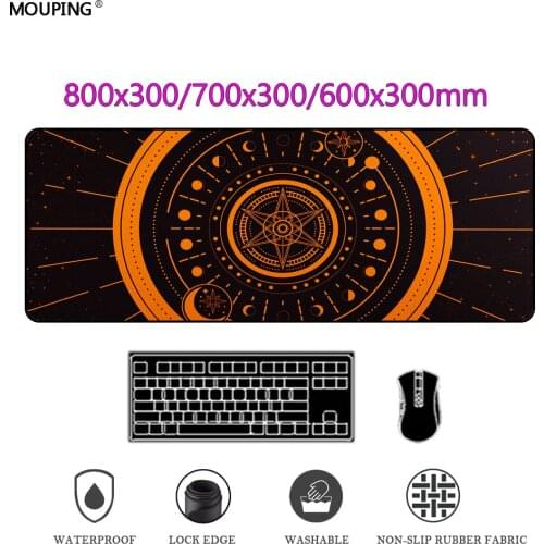 Celestial Deskmat Yellow Mouse Pad Gamer Keyboard Rubber Mousepad Pink Gaming Accessories Desk Mat Anime Computer DropShipping
