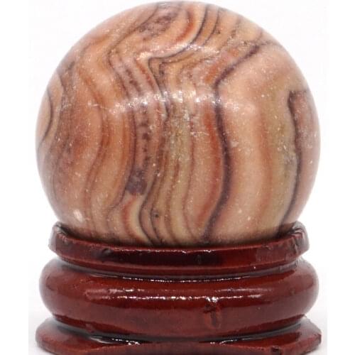 Natural Red Picture Jasper Ball Mineral Quartz Sphere Hand Massage Crystal Ball Healing Feng Shui Home Decor Accessory 30mm