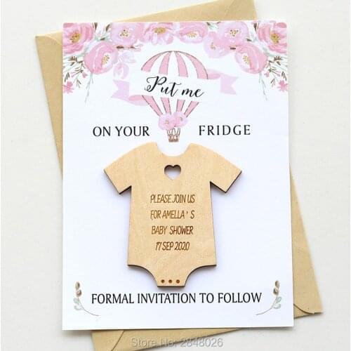 Personalized baby shower Magnets save the date magnet, Baby bridal shower party favors gifts