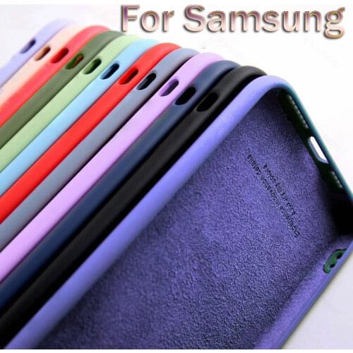 Shockproof Protection Candy Colors Fashion Phone Case For Samsung Galaxy A72 4G 5G A52 A32 A42 Liquid Soft Silicone Back Cover