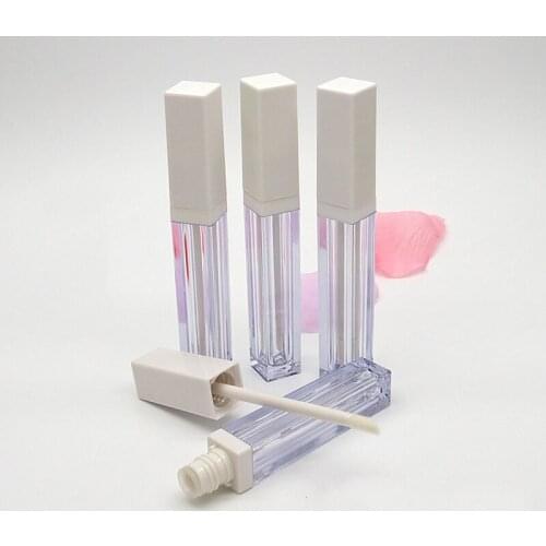 10/50pcs 5ml Empty Lipgloss Bottle DIY Lip Gloss Container Transprent Refillable Bottles Empty Lipgloss Bottle