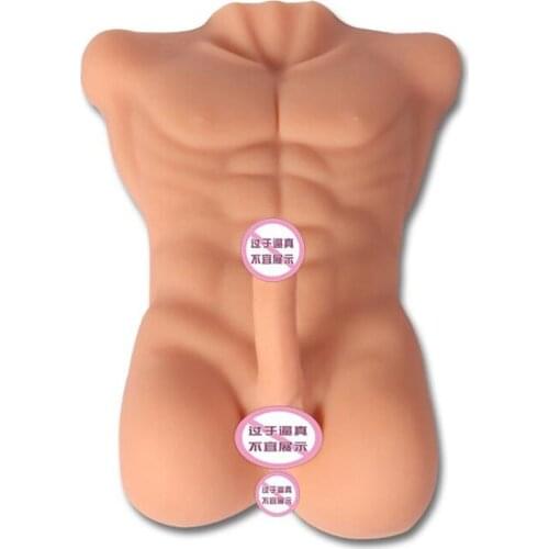 40*56*10cm sexy Half body female mannequin body solid silicone doll simulation breast male masturbation device breast sex D232