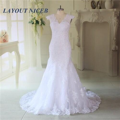 BK002 Vestido de Noiva Sheath Wedding Dresses Lace Appliques V-neck Bridal Gowns with Beading 2017 Robe De Mariage