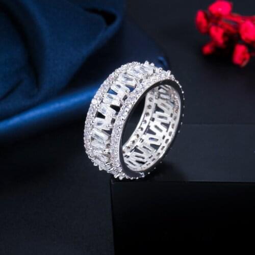 ThreeGraces Jewelry Rings With Crystals