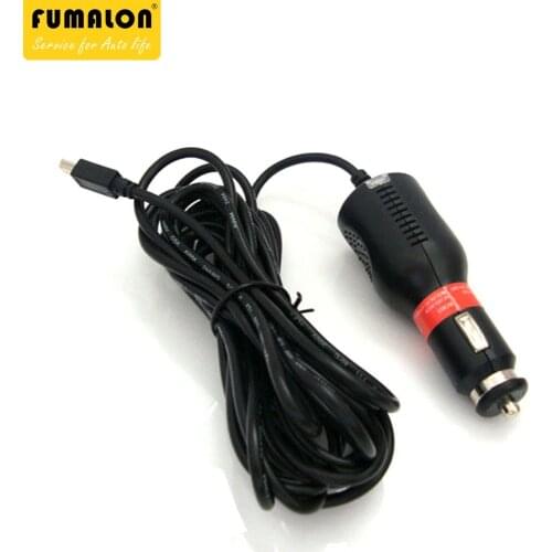Universal Mini USB Charger Adapter For Car DVR Camera GPS Navigation Input 12V - 24V Ouput 5V 2A, Cable Length 3.5m