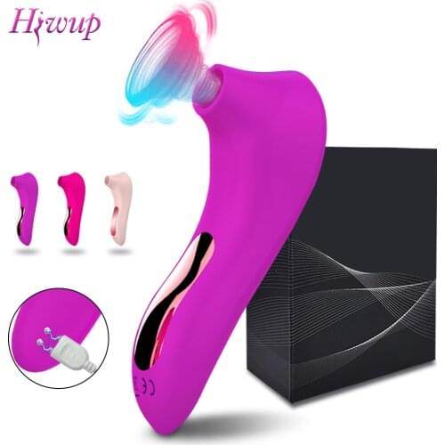 Sucking Vibrator for Women Nipple Clitoris Massager Silicone Waterproof Vibrator Female Vagina Sex Toys for Woman Adult Sex Shop