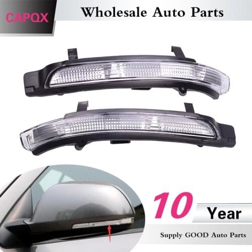 CAPQX 2PCS Rearview Mirror LED Turn Signal Blink Light indicator Lamp 3T0 949 101 For SKODA Octavia Superb 2008 2009 2010-2015
