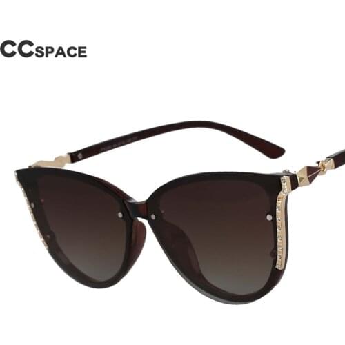 53098 Luxury Diamond-Studded Womens Cat Eye Brand Polarized Sunglasses Designer Sunshade Uv400 Retro Glasses