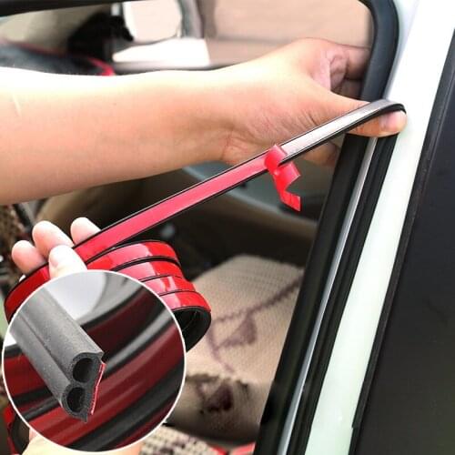 Car Adhesive Rubber Seal Strip Noise Insulation For Mitsubishi Asx Lancer 10 Outlander Pajero Sport 9 L200 Colt Galant Grandis