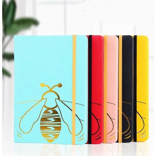 A5 Strap Notebook Leather Notebook Creative Hand Ledger Stationery Business Office Book Student Diary School Supplies