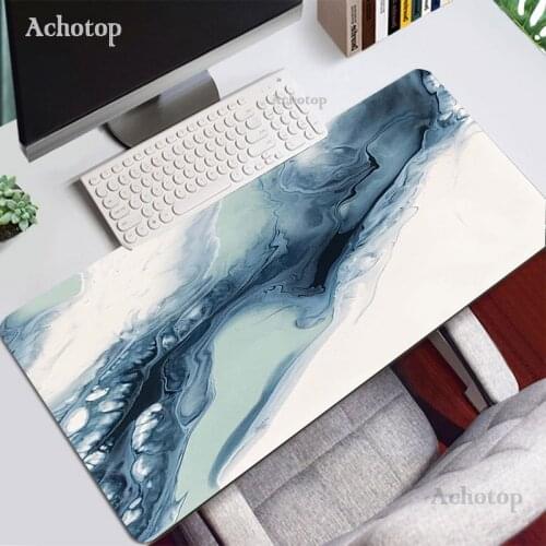 Large Marble Grain Soft Mouse Pad Computer Desk Mat Game Keyboard Laptop Cushion Accessories Mouse Pad Gaming Accessories Mats
