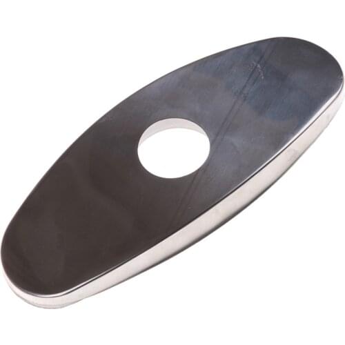 1Pc Decorate Cover Kitchen Faucet Accessories Silver Plate Mounting Holes Escutcheon Hole Cover Deck Plate Bathroom Sink Faucet