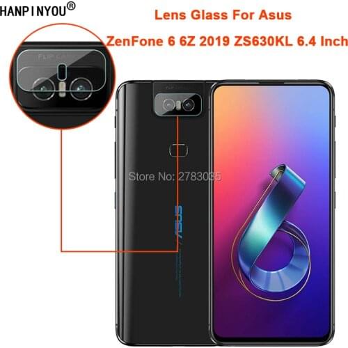 For Asus ZenFone 6 6Z 2019 ZS630KL 6.4" Clear Ultra Slim Back Camera Lens Protector Rear Camera Len Cover Tempered Glass Film
