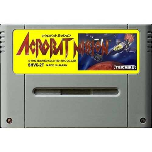 Game cards : ACROBAT MISSIONS ( Japanese NTSC Version!! )