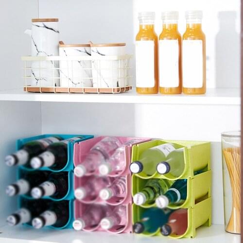 Fridge Can Holder Container Wine Rack Accessories Refrigerator Storage Basket Box Home Kitchen Can Beverage Organizer Tool