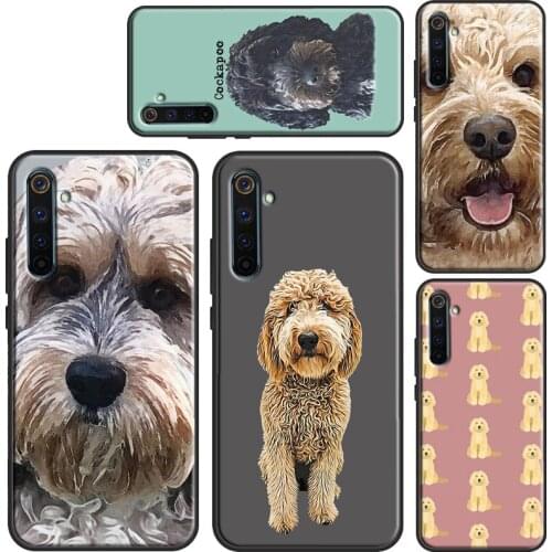 Brown Cockapoo For OnePlus 9 9Pro 7 8 8Pro 8T 9R Case For Realme 8 7 6 Pro Q3 C3 C11 C15 C21 GT Neo Cover